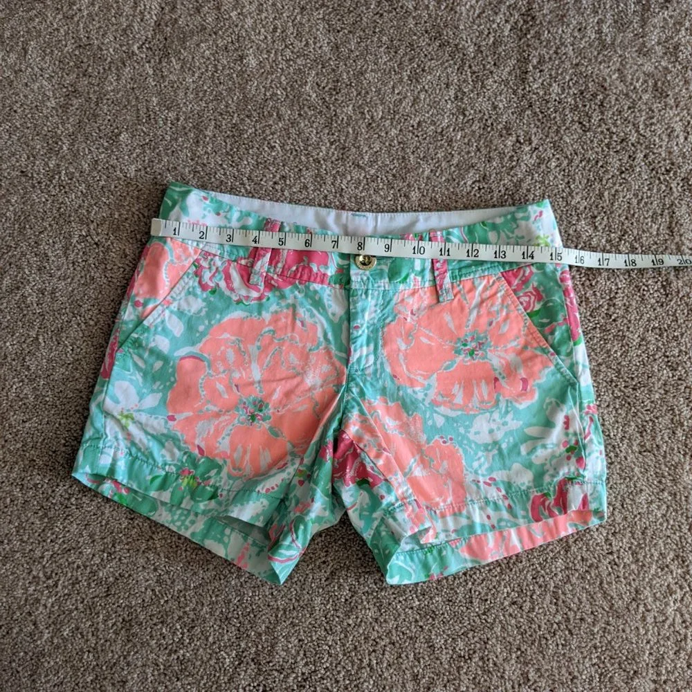 ⭐ Lilly Pulitzer Poolside Beach Print Callahan Shorts size 00